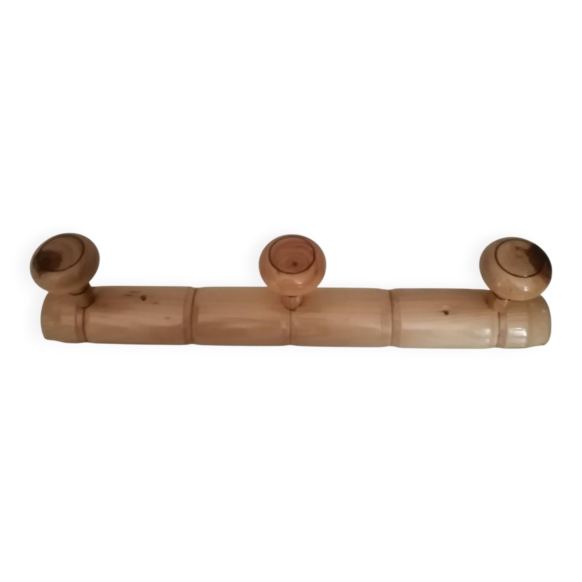 Porte manteau en bois 3 patères