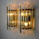 Pair of Venini wall lamps, Murano glass, Italy, 1970