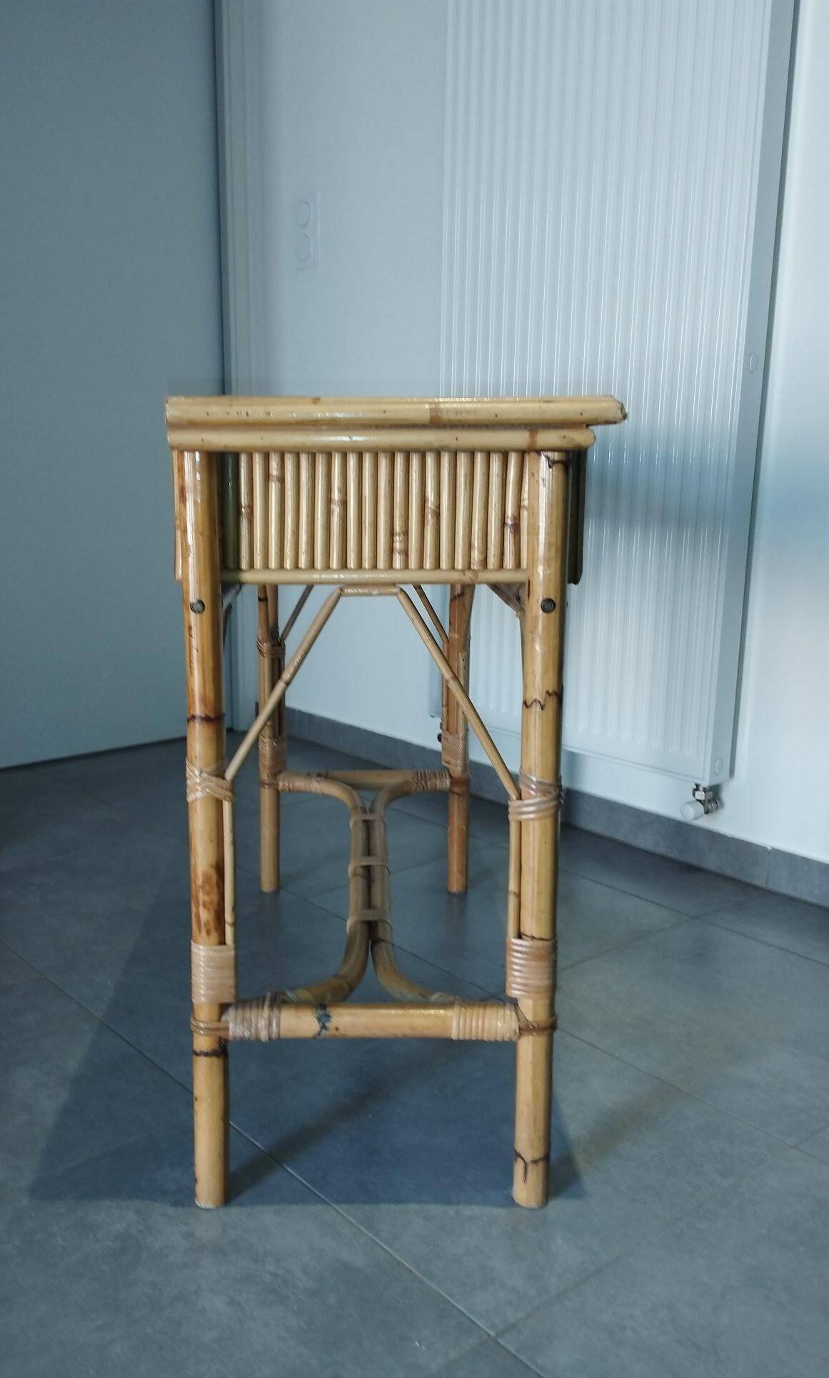 Vintage console attributed to Vivai del Sud.