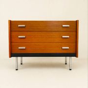 Light wood dressing table by Georges Frydman