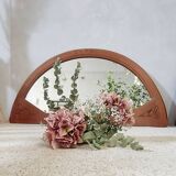 Art Deco half-moon mirror