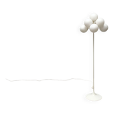 Lampadaire en verre et métal minimaliste suisse milieu du siècle par E.R. Nele pour Temde, années 1960