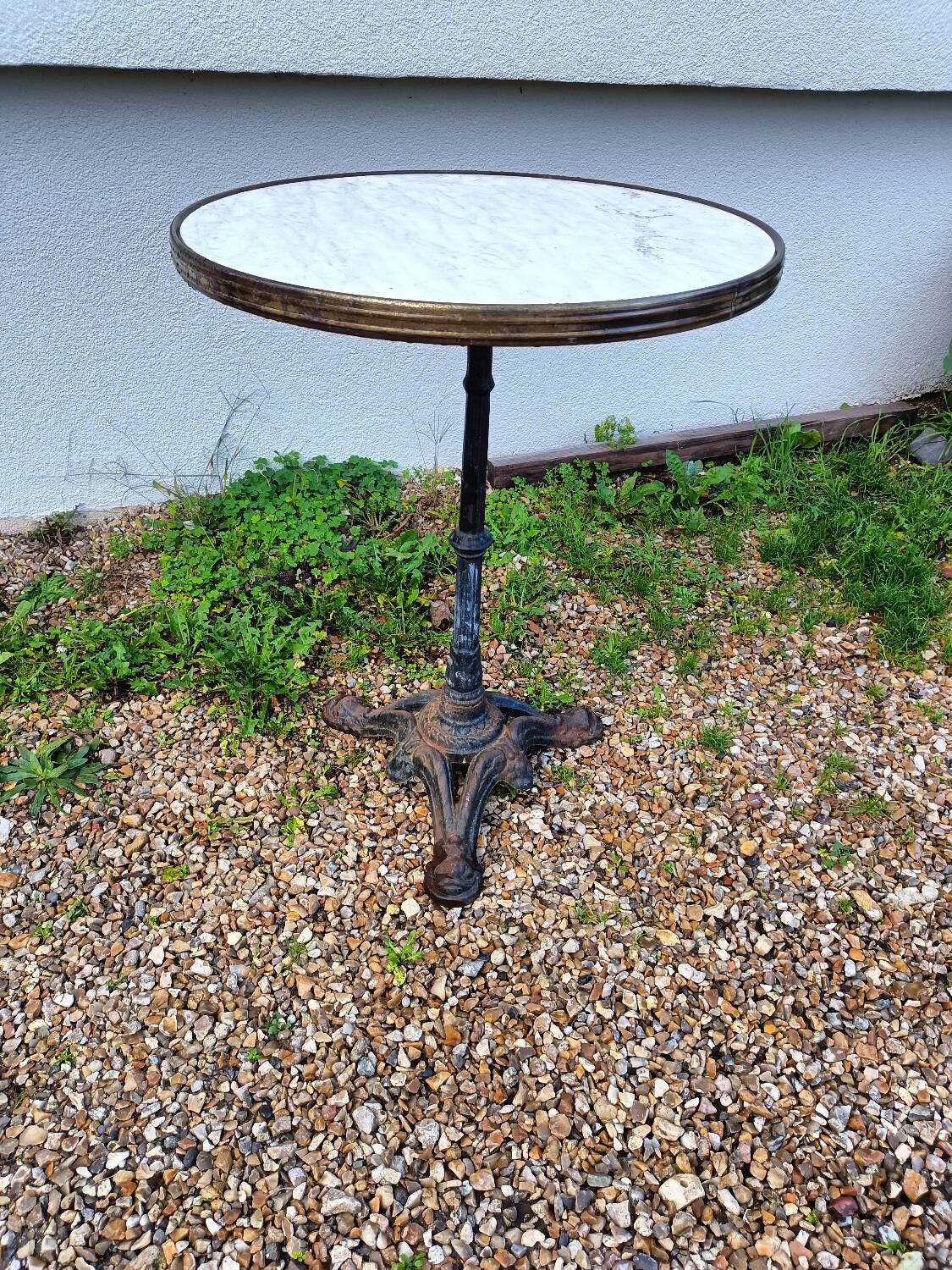 Table bistrot ronde ancienne