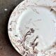 Ironware cake plate from Creil and Montereau, "Glaïeul" service