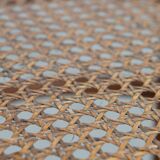 Vintage Bistro Chair with Woven Seat