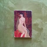 Expressionist Oil Painting of a Nude Woman, Unframed