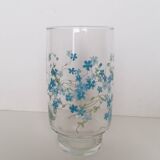 6 stackable forget-me-not glasses