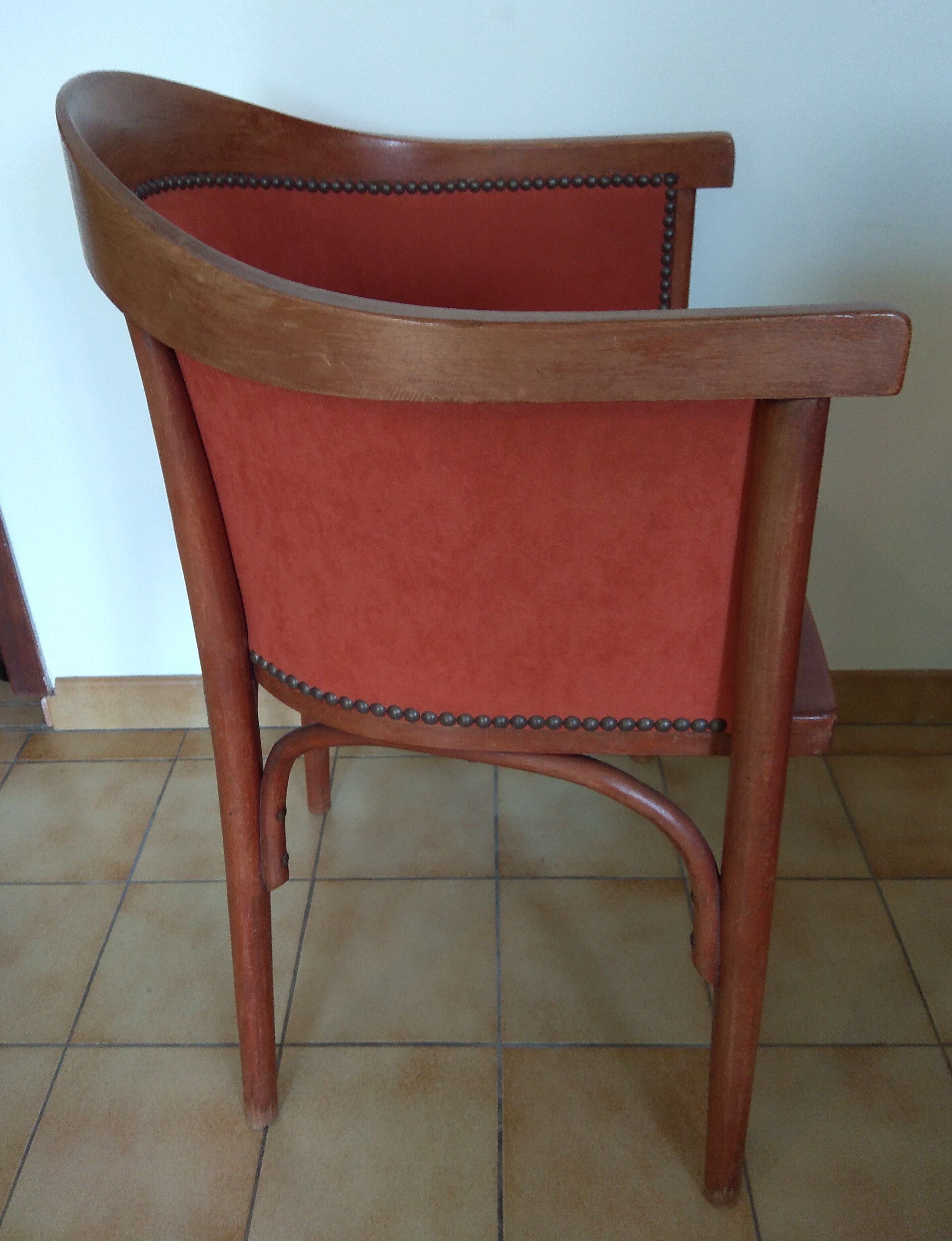 Period art deco barrel armchair