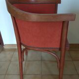 Period art deco barrel armchair