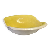 Ancien vide poche jaune de chez Salins