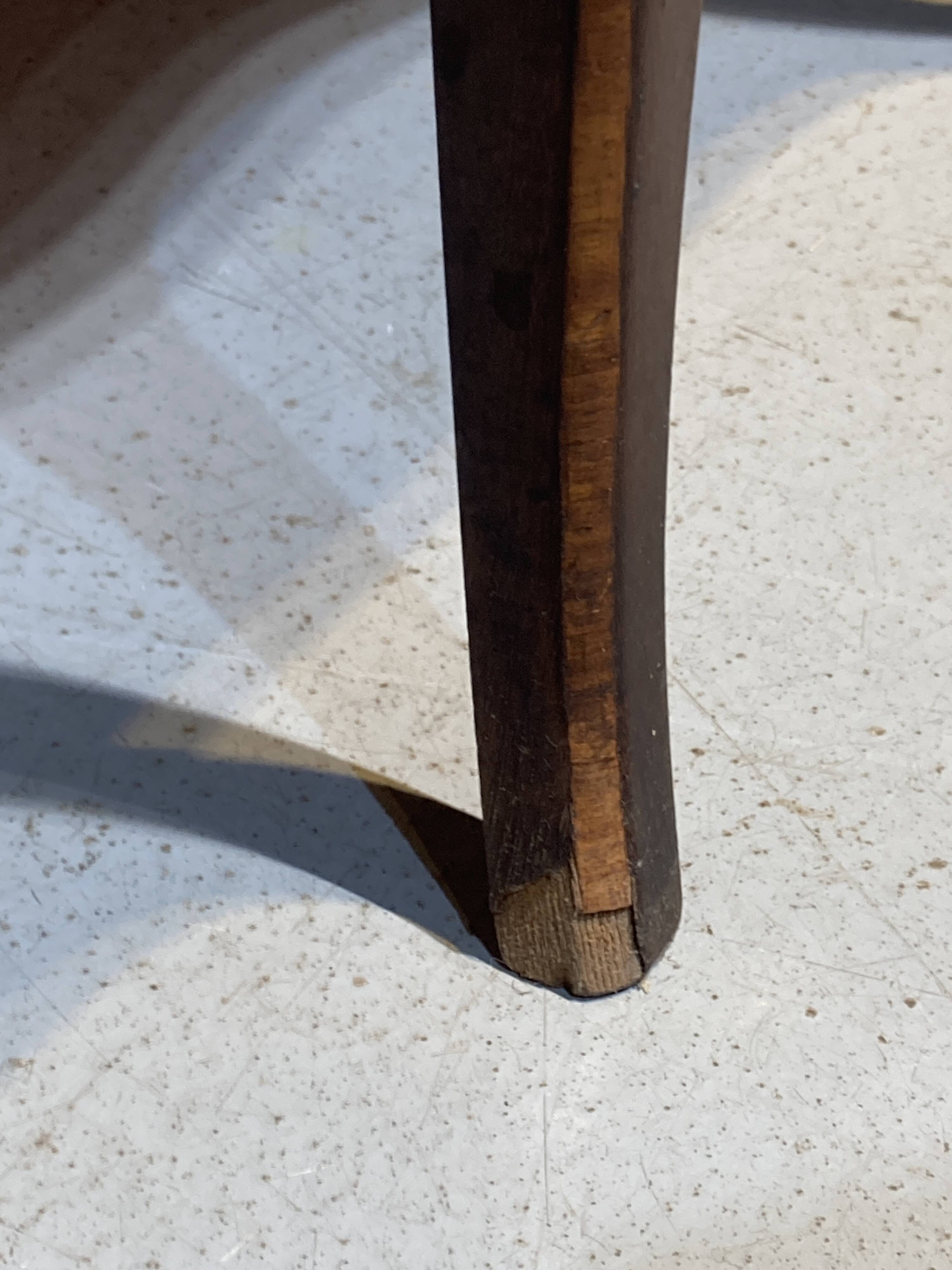 Louis XVI style chest of drawers with pink marble top