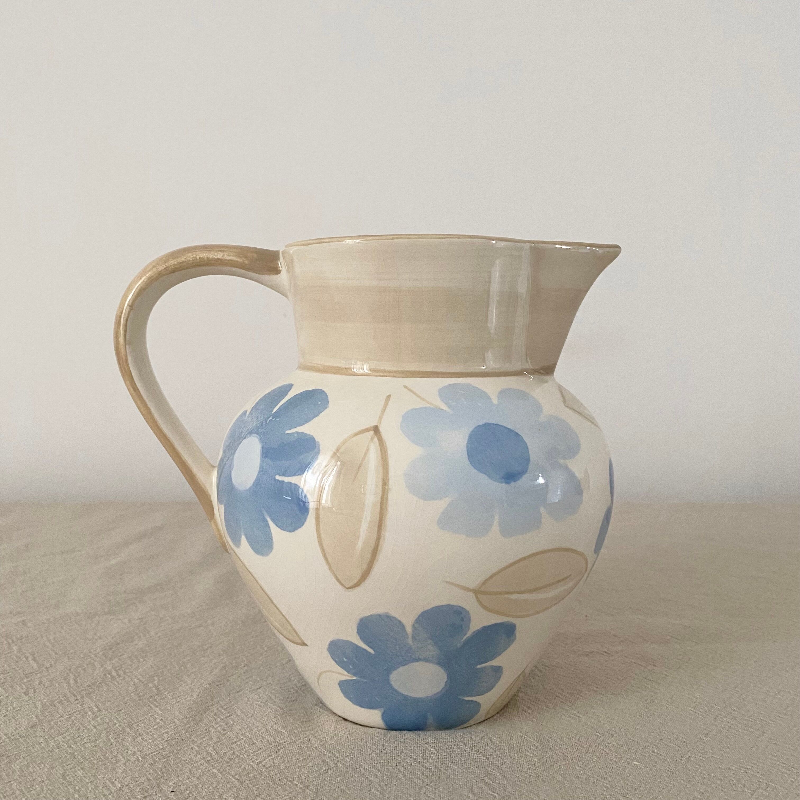 Vintage ceramic pitcher portugal