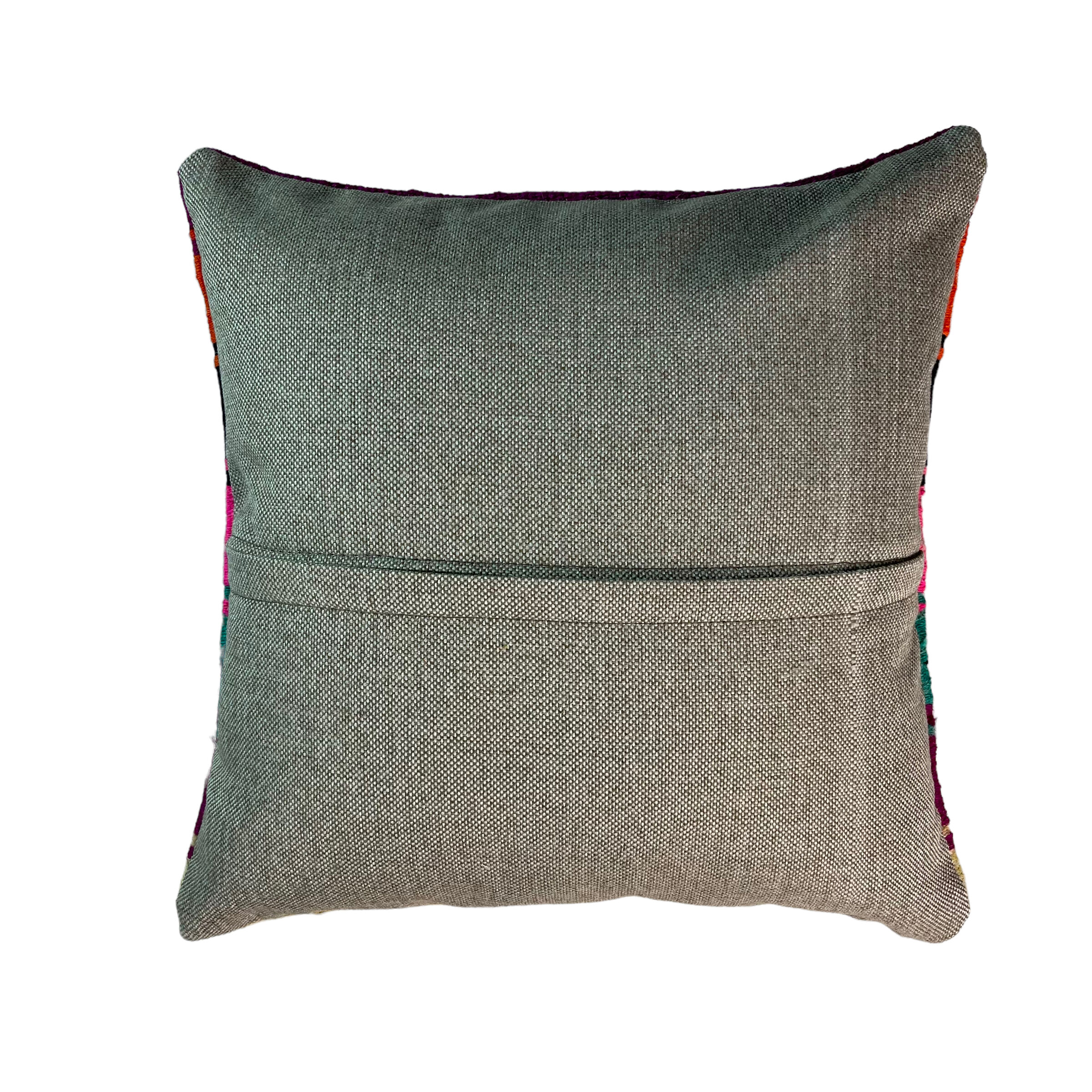 Vintage turkish kilim cushion cover 40 x 40 cm