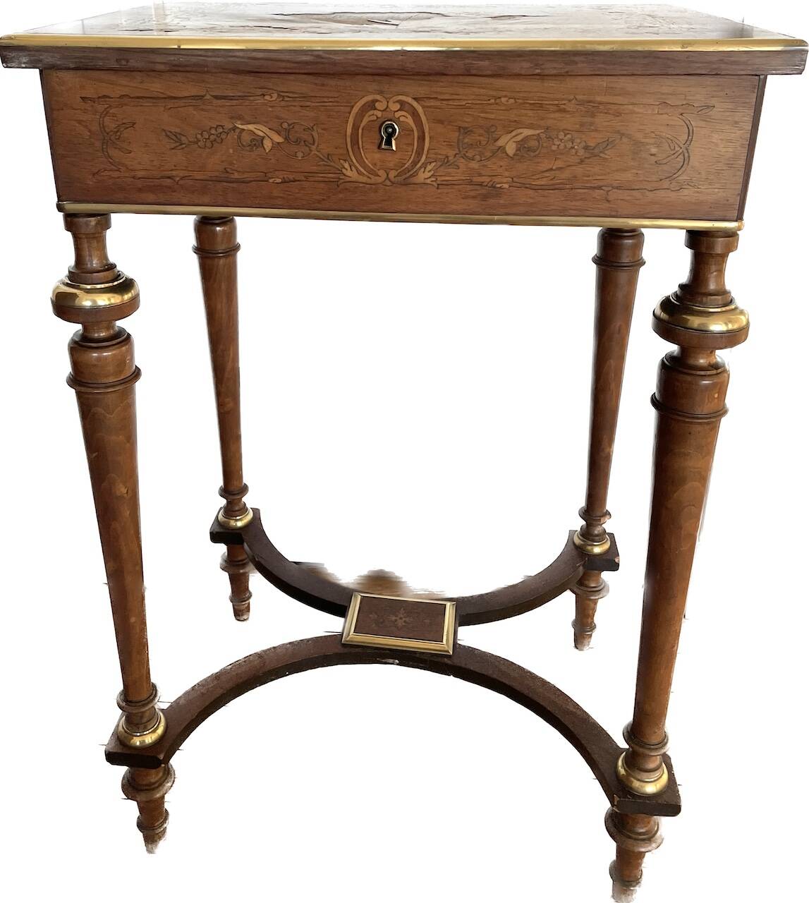 Napoleon III period marquetry dressing table