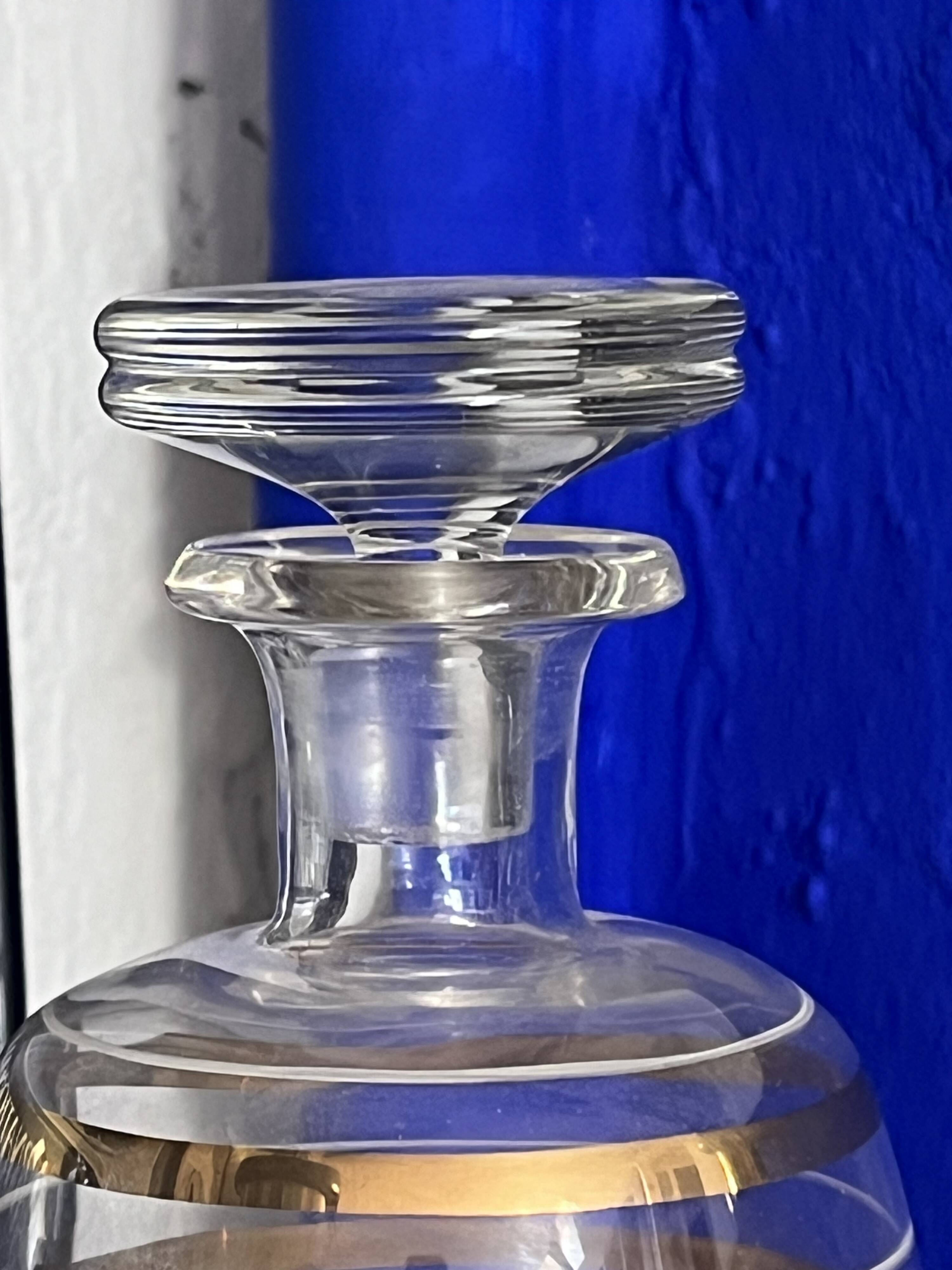 2 vintage Fifties water or wine carafes