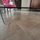 Smoked glass coffee table