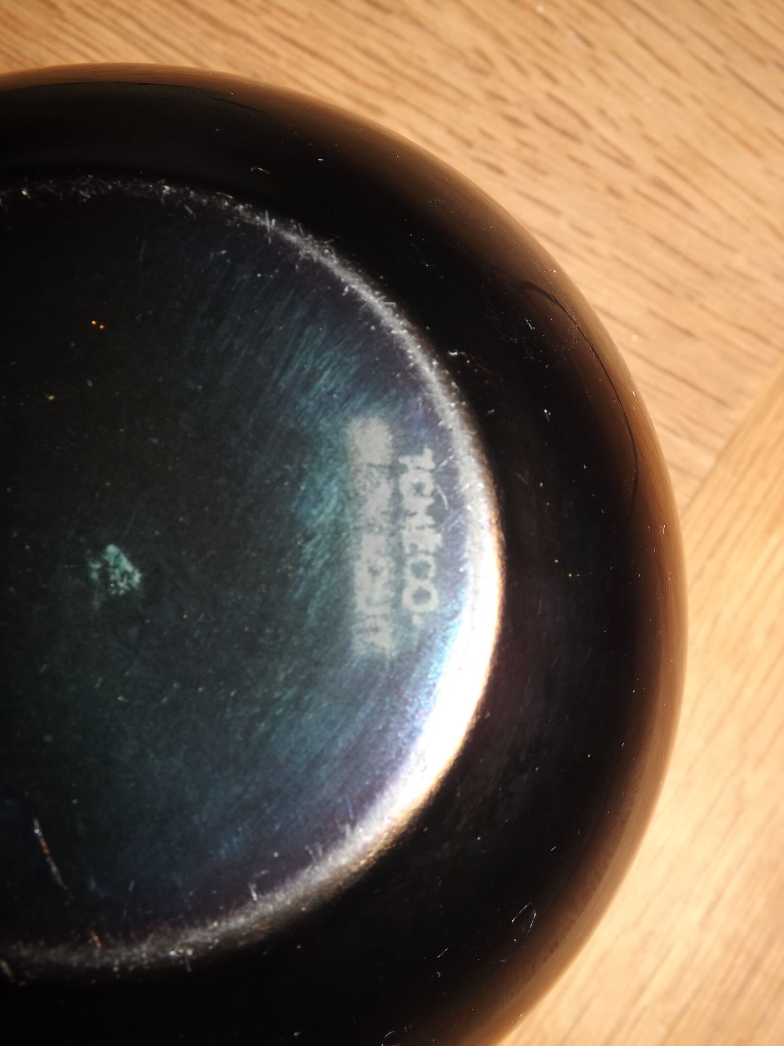Vase ball iridescent czechoslovakia 1930 1940 art deco