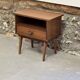 Scandinavian 1960s teak bedside table