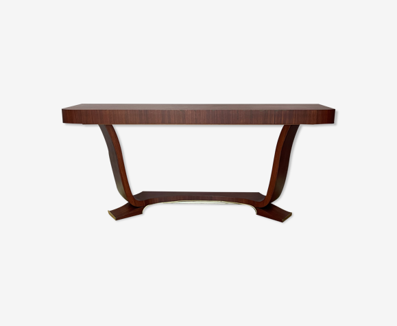 Art-deco rosewood console