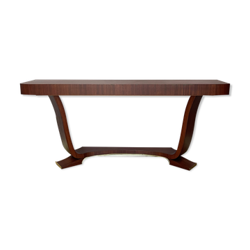 Console art-déco en palissandre