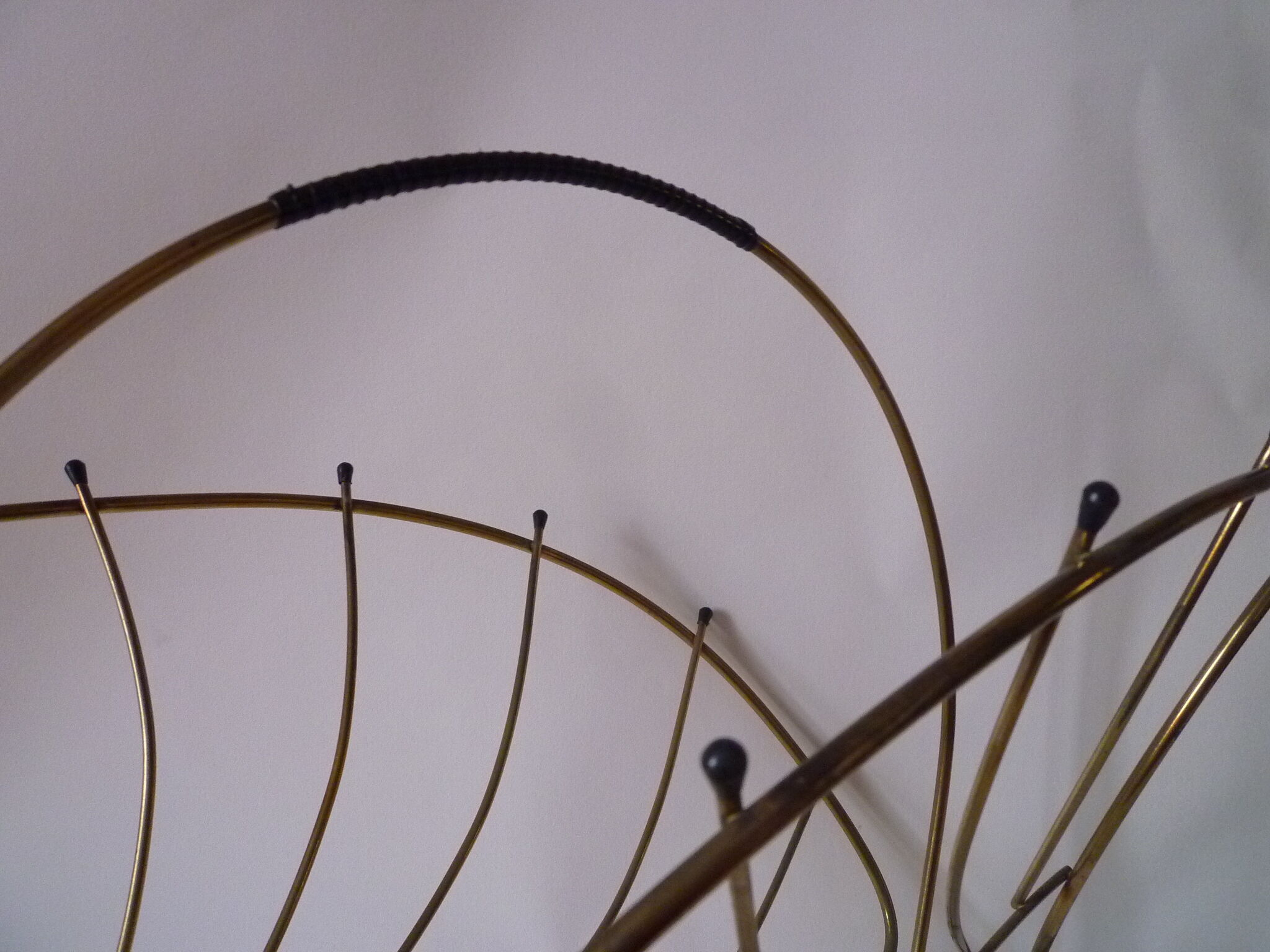 50s gold plated magazine rack