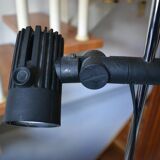 Floor lamp 2 adjustable spots 70s Hustadt-Leuchten