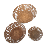 Suite of vintage baskets