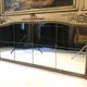 Louis XVI style trumeau in 19th century lacquered wood 196x172cm