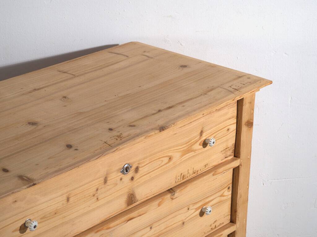 Pine commode stripped – Central Europe, around 1920