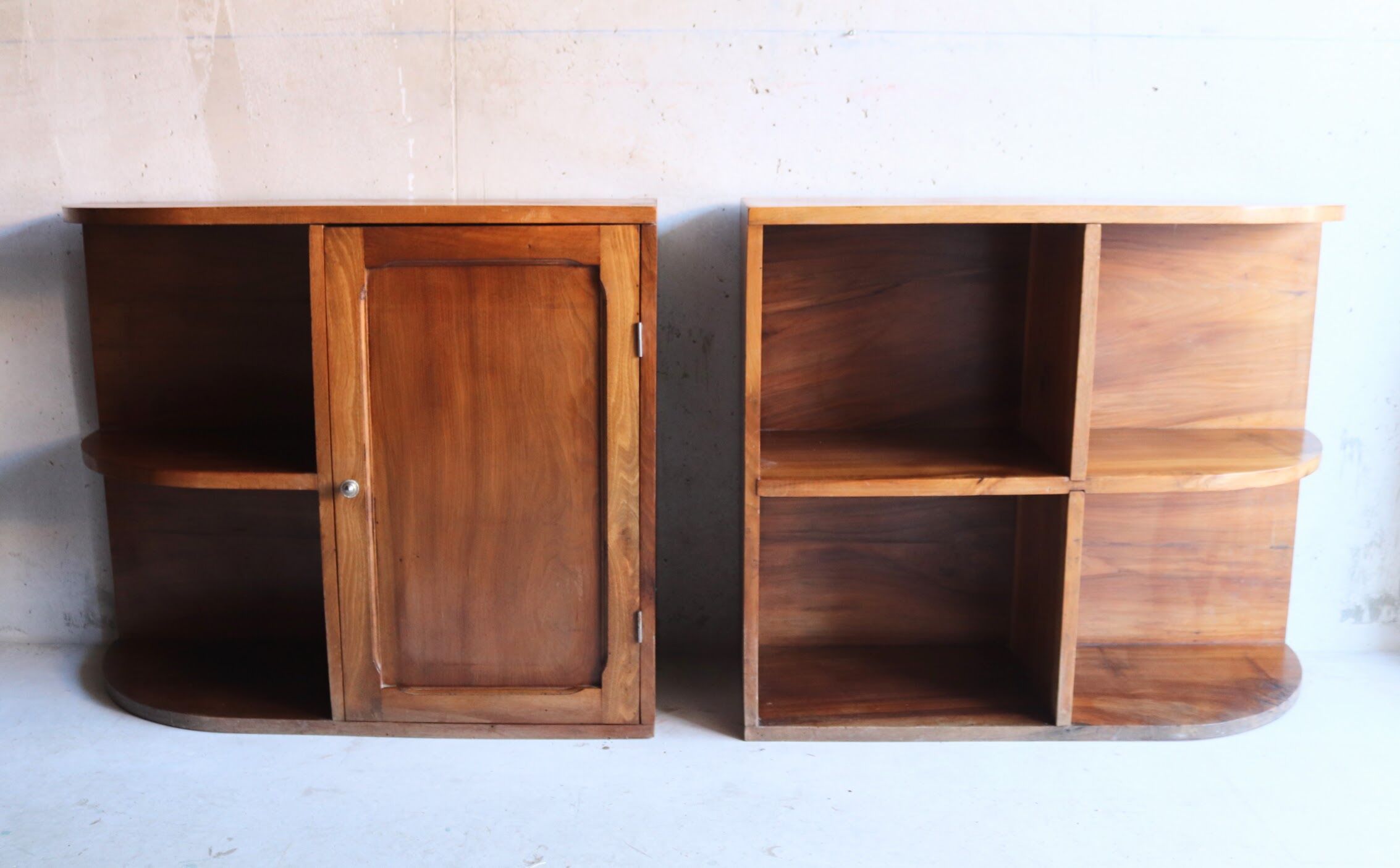 Art deco library in solid wood