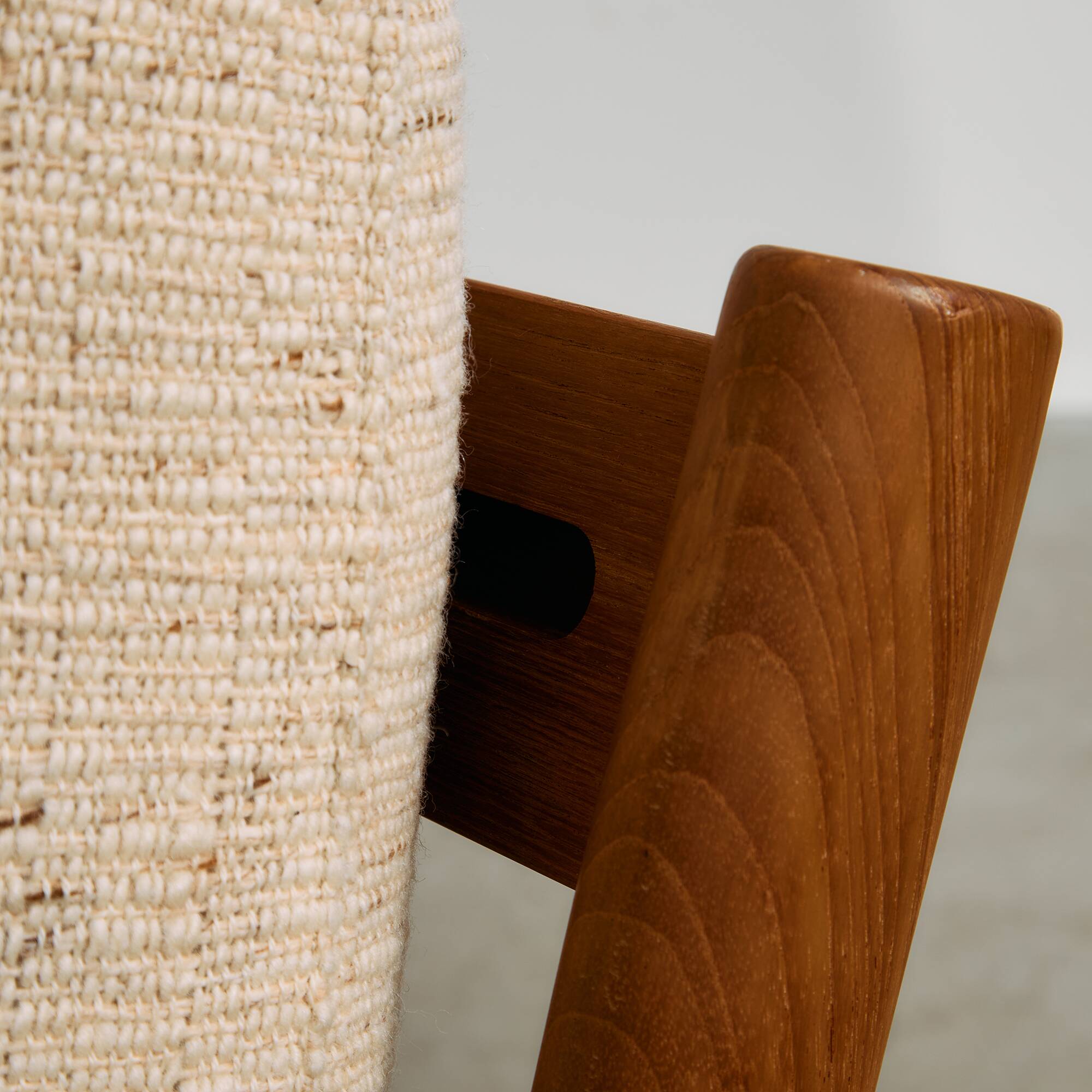 Dyrlund Three-Seater Sofa in Solid Teak