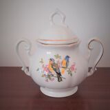 Tasses porcelaine mésanges bleues