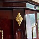 Armoire 4 portes acajou