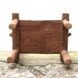 Antique African Baoulé wooden chair, early 20th century