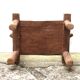 Antique African Baoulé wooden chair, early 20th century
