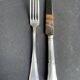 12 Forks and 12 cheese or dessert knives – Orfèvrerie Perrin Paris