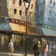 Oil on canvas signed Burnett, Paris