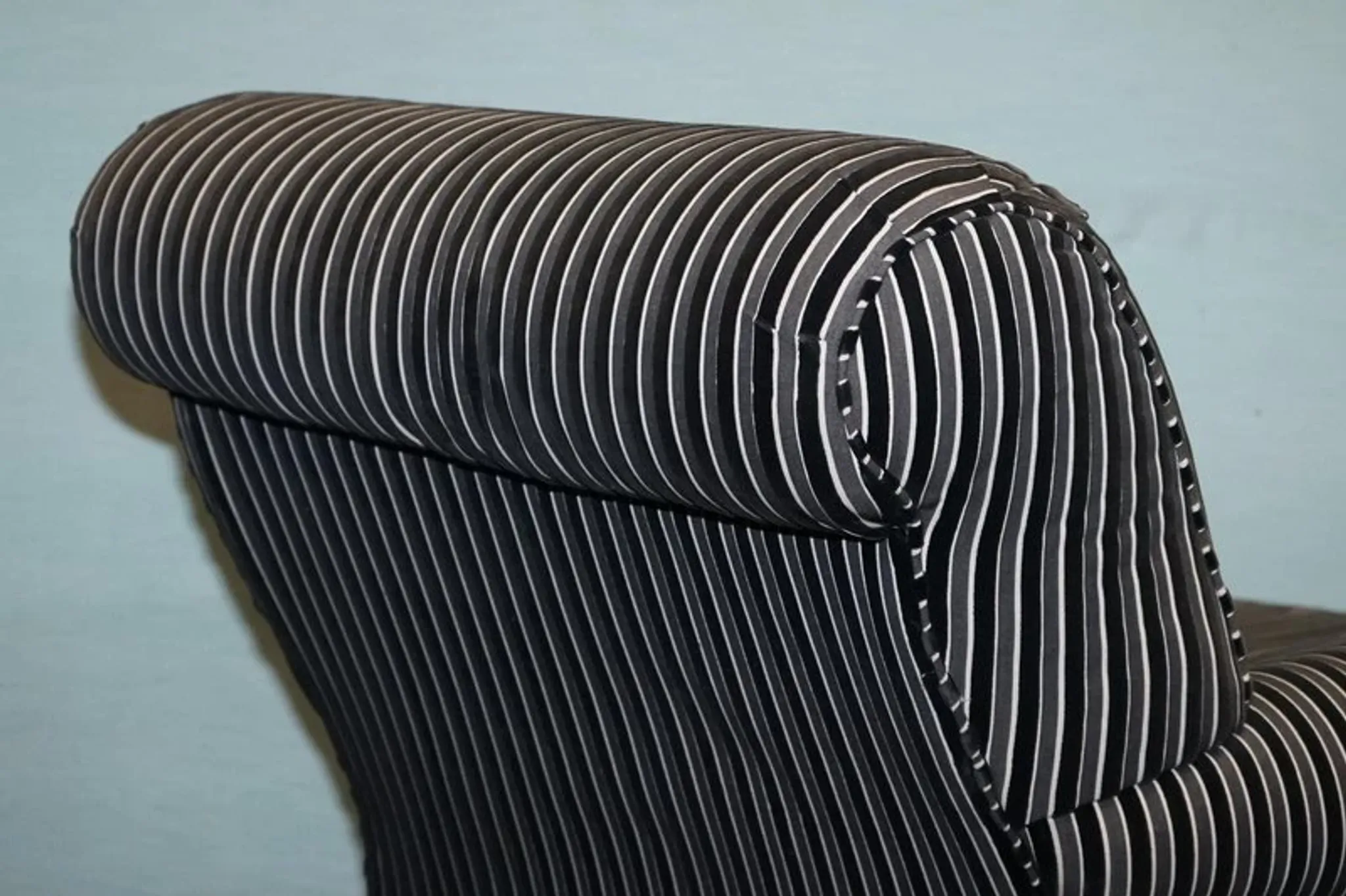 Vintage Striped Chair by Ralph Lauren for Henredon
