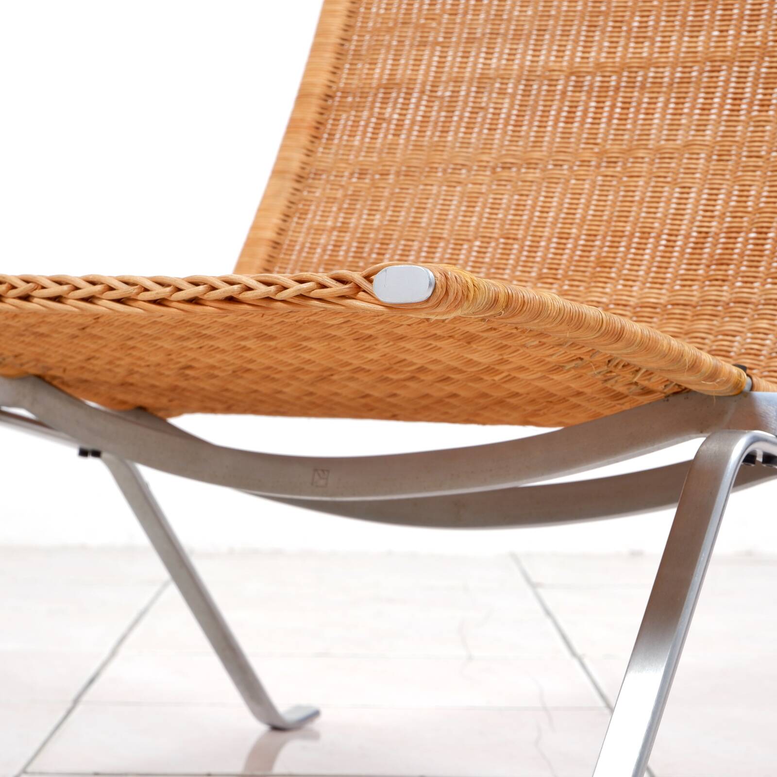 PK 22“ lounge chair in rattan by Poul Kjaerholm for E. Kold Christensen