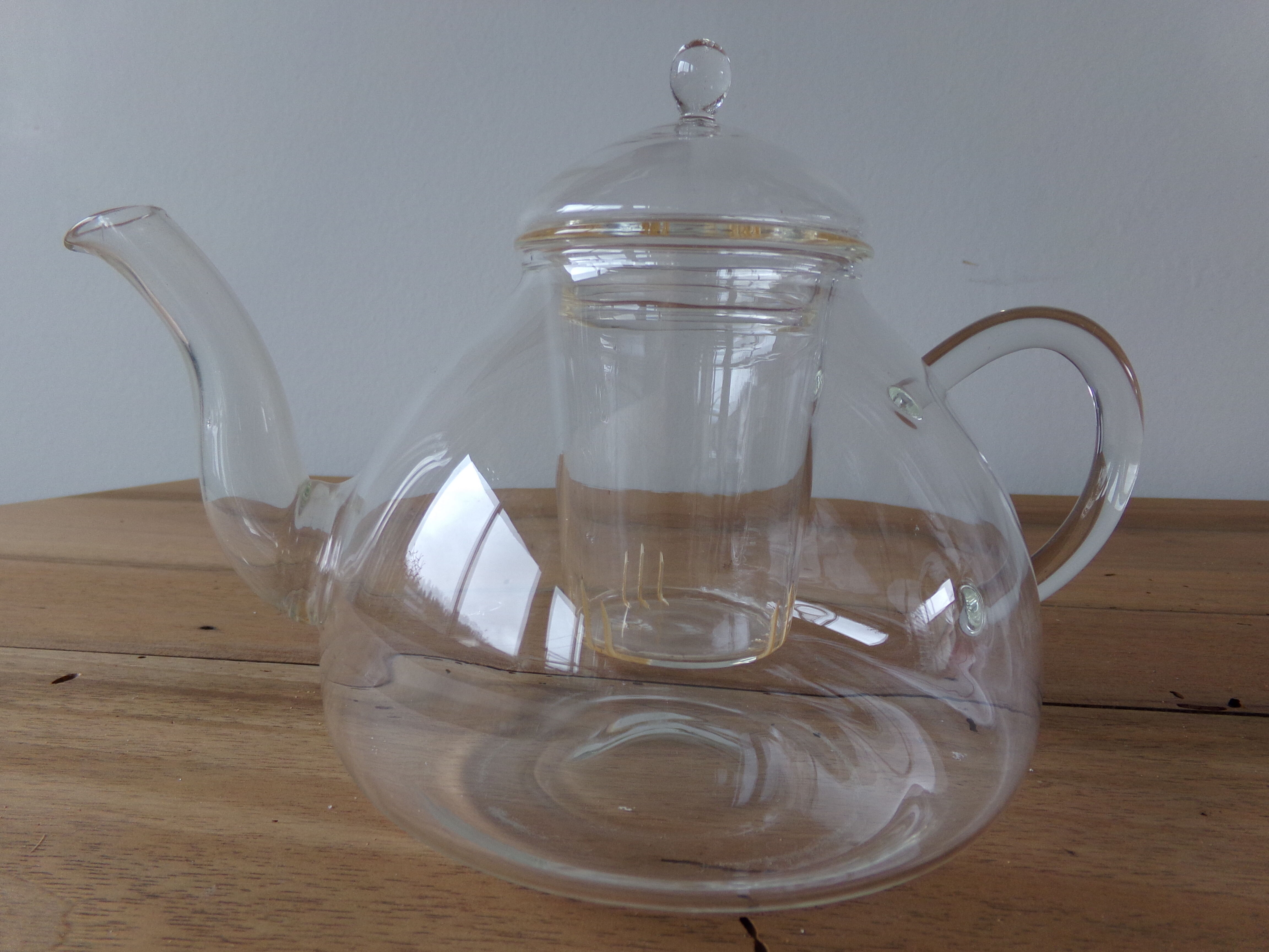 Théière en verre