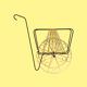 Porte-revues vintage scoubidou 60’s
