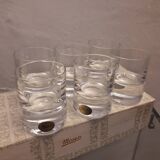 Set 6 glasses 1960 crystal Moser