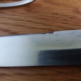 Platil leg of lamb service, Art Deco knife and fork