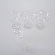 Set of margarita glasses, Danish design, 1970s, manufactured in Denmark