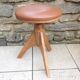 Vintage tripod foot piano stool 60s-70s