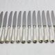 Sfam - 12 silver-plated table knives