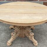 Oval oak table