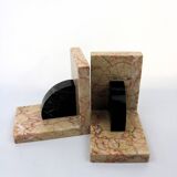 Art Deco Marble Bookends