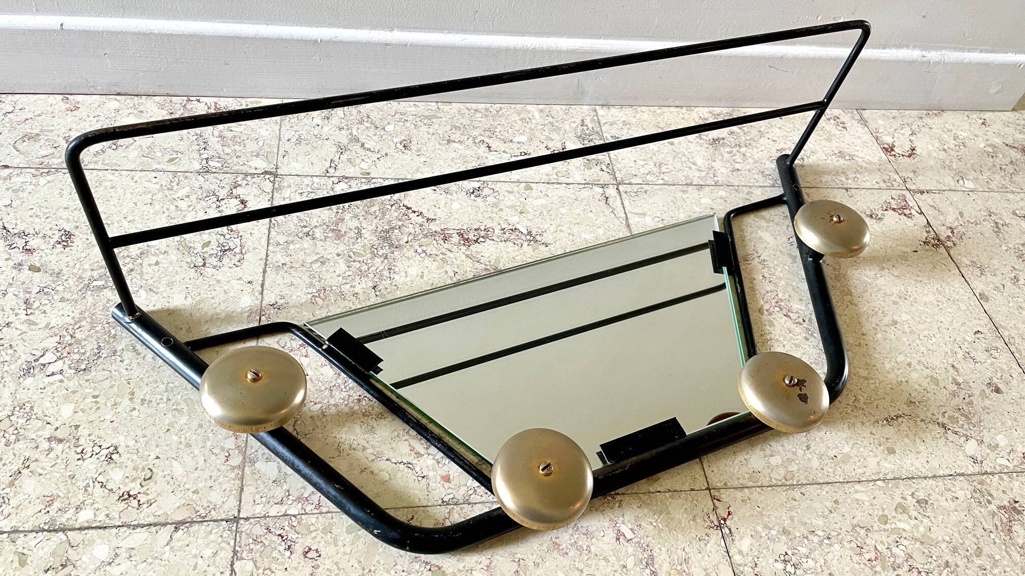 Vintage Steel Coat Rack from the 60s