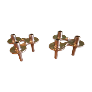 2 bougeoirs bmf vintage